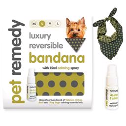 Pet Remedy Luxury Reversible Calming Kit Bandana + 15ml spray